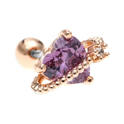 Title 9, Fashion Micro-set Zircon Moon Earrings with Sta...