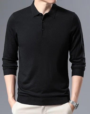 Suéter de lana para hombre primaver - 2