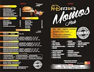 Adeezon's Momos Hub menu 1