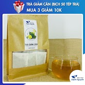 Trà Giảm Cân (Hỗ Trợ Giảm Cân, Nhuận Tràng, Đốt Cháy Mỡ Thừa) Bịch 50 Túi Lọc