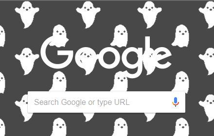 Halloween Pixel Ghosts chrome extension