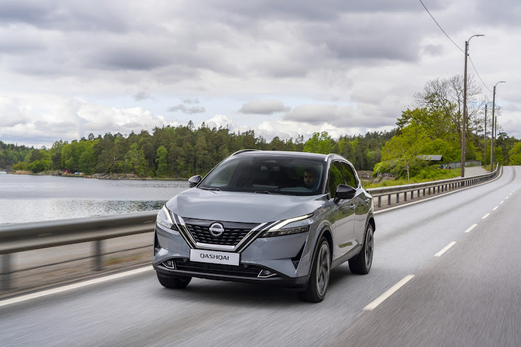 The Japanese carmaker said its plans for electric versions of the Qashqai (pictured) and Juke, produced in Sunderland, northeast England, would require an investment of up to £2bn (R47.42bn), including a third battery plant in Britain and infrastructure projects that partners would help to finance.