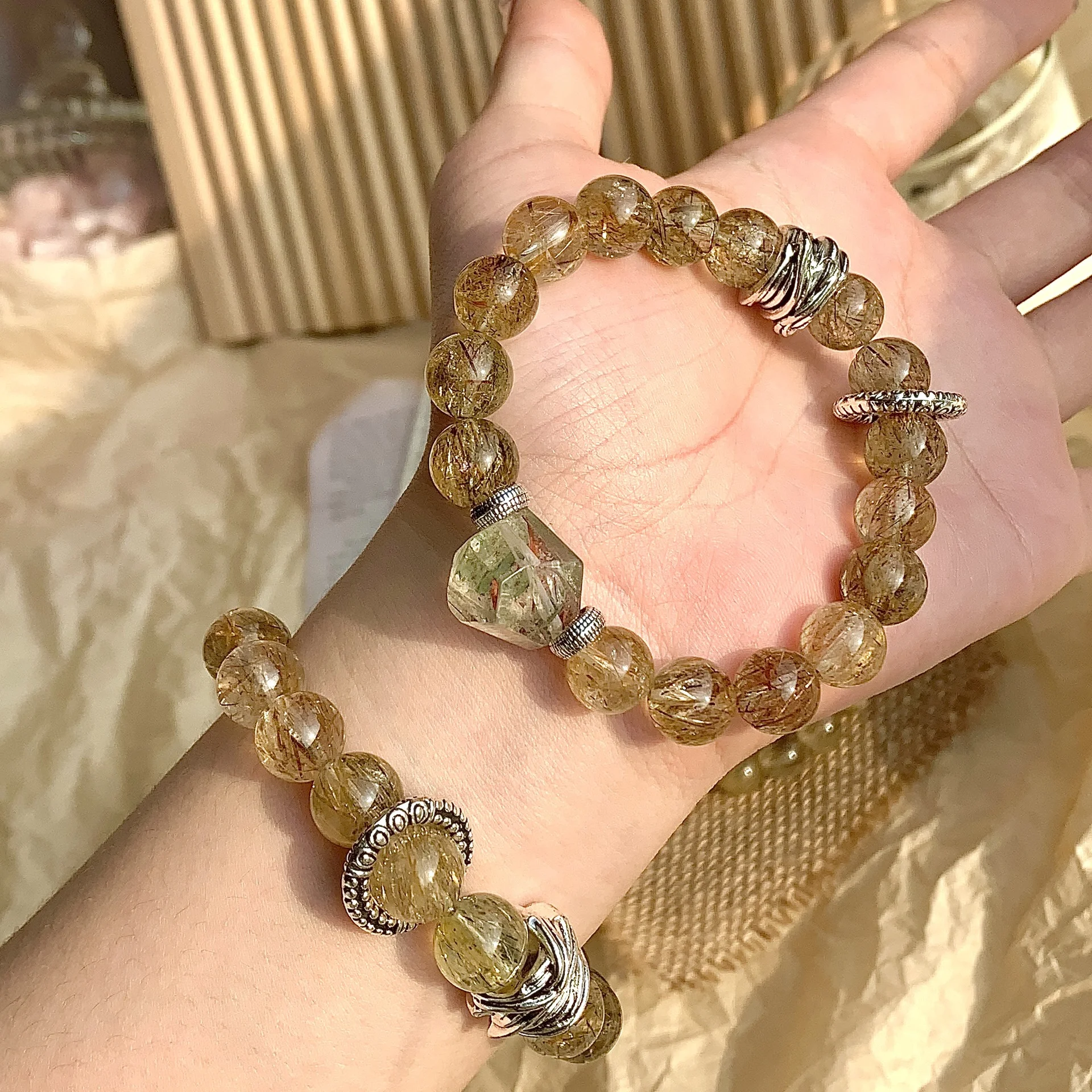 Title 3, Crystal Niche Original Design armband ornament....
