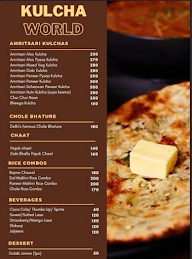 Kulcha World menu 1