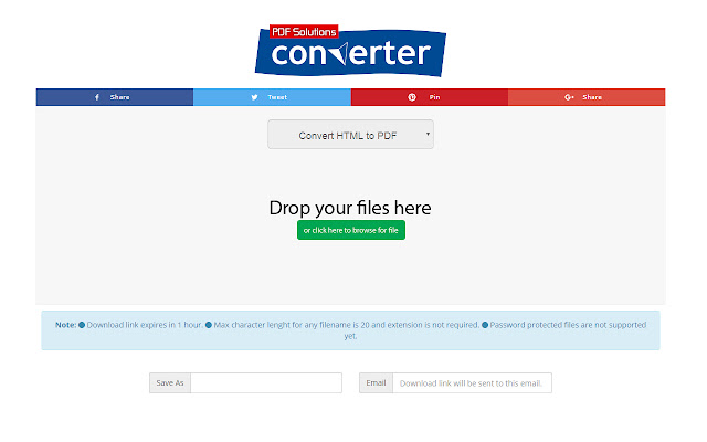 HTML to PDF Converter