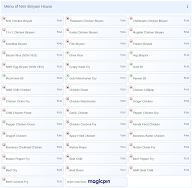 Nmr Biriyani House menu 1