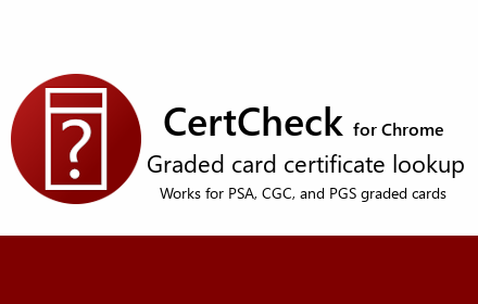 CertCheck for Chrome small promo image