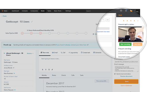 HubSpot eSignatures by GetAccept