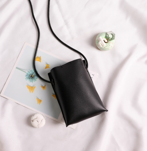 Newomen's Fashion Simple Korean Style Vertical Mobile Phone Bag