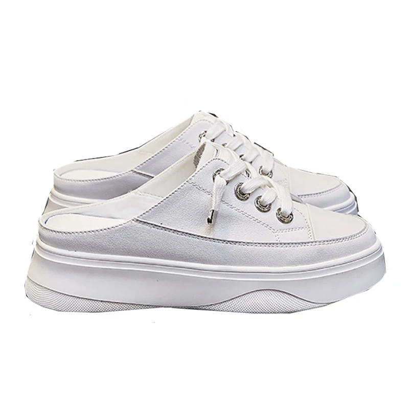 Dames casual half slippers, ideaal voor dagelijks gebruik. Comfortabele en stijlvolle schoenen die perfect passen bij elke outfit. Geniet van de vrijheid.