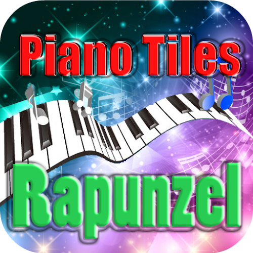 Android application Princes Rapunzel Piano Tiles screenshort