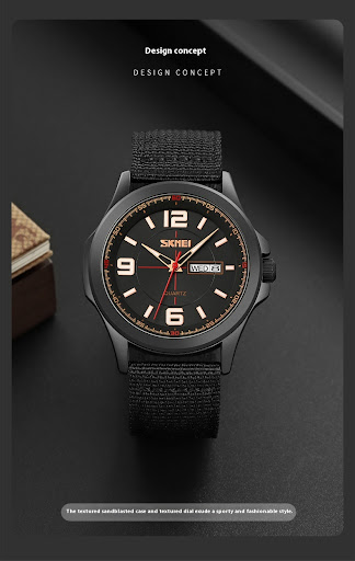 Title 9, Classic Mens Watch Round Luminous Waterproof Q...