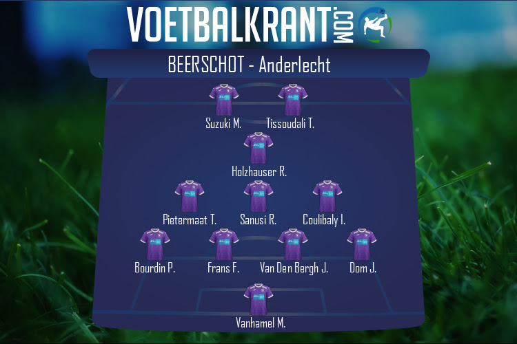 Opstelling Beerschot | Beerschot - Anderlecht (22/11/2020)