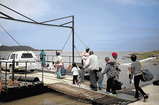 The pontoon at Kei Mouth. (File photo)