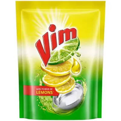 Vim Dishwash Gel - Lemon 500 Ml