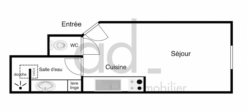 Vente appartement 1 pièce 20 m² à La Rochelle (17000), 159 600 €