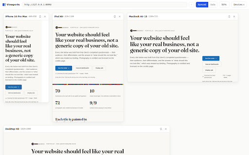 Viewports — Multi-Device Preview screenshot 4