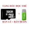 Thẻ Nhớ 32Gb - Microsd 32Gb - Tặng Đầu Đọc Thẻ