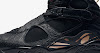 air jordan 8 retro ovo black metallic gold