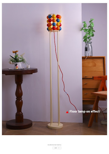 Title 23, Memphis Vintage Tischlampe mittelalterliche Far...
