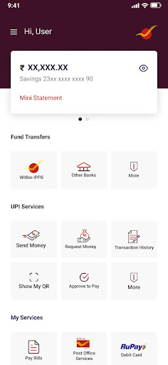 Screenshot IPPB Mobile Banking