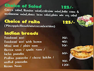 Saraswati Restaurant menu 4