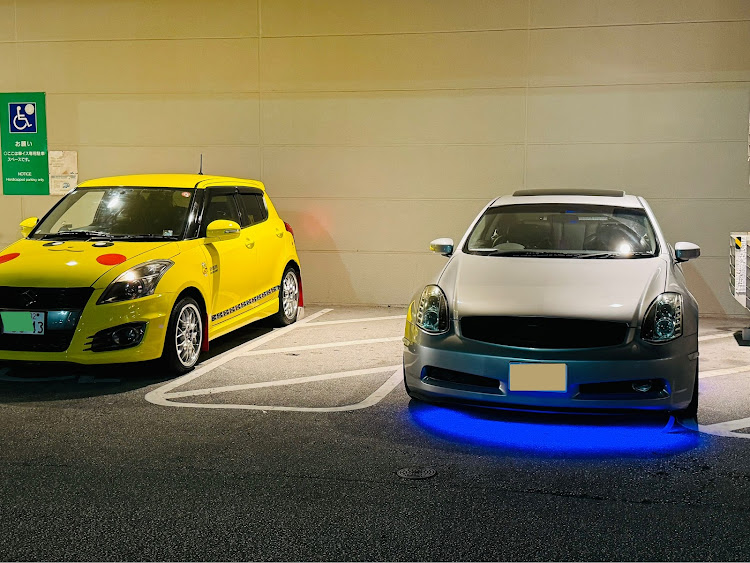 スカイラインクーペのV35・沖縄・ピカチュウ・スイフトに関するカスタム事例の投稿画像1枚目