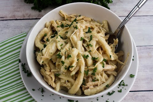 Cassie's Comforting Chicken & Noodles