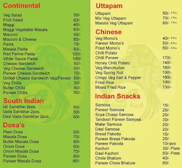 Panchayti Restaurant menu 