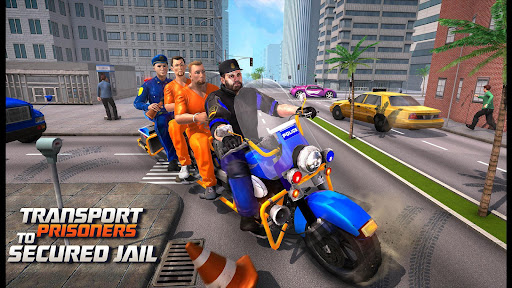 Screenshot Police Motor Bike 3D Game 2023