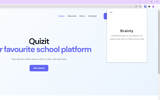 Quizit favourite school platform Brainly 