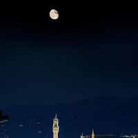 sorge la luna da Fiesole di marcopaciniphoto