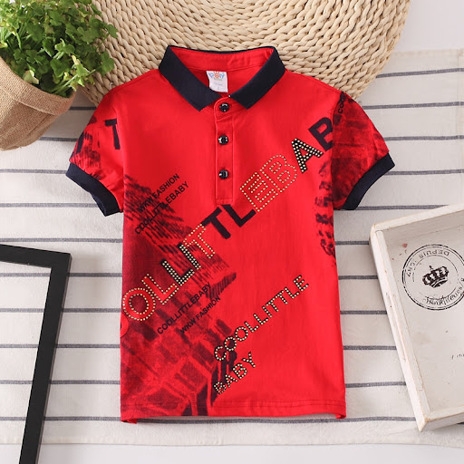 Title 6, Kids Shirt Boys Tops Children Clothes Wear Comf...