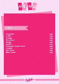 Sylph Chocolates menu 3