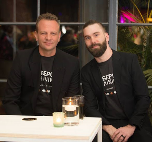 From left: Orange Cyberdefense COO, Andre van der Walt, and Training Coordinator, Darryn Cull.