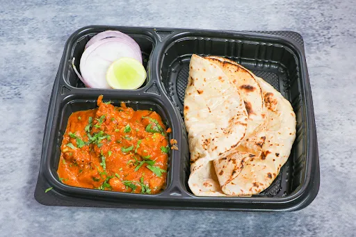 5 Phulka With Aloo Gobi