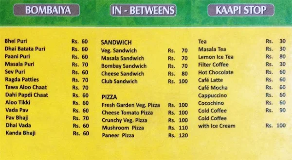 Shivbhoj menu 