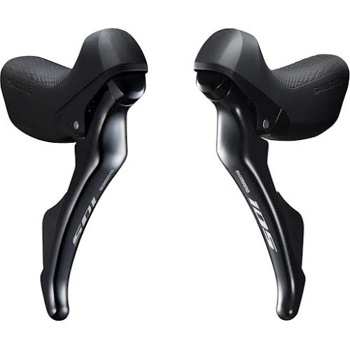 Shimano 105 ST-R7000 2 x 11 Shift/Brake Lever Set, Black