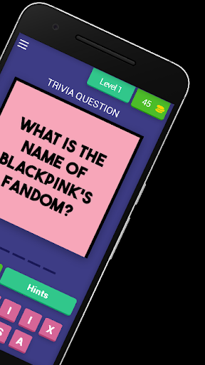 Screenshot Blackpink Trivia Quiz