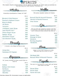 The Little Door menu 2