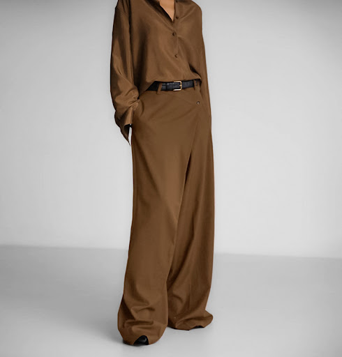Title 7, Design Casual Wide Leg Pants for Women, Loose F...