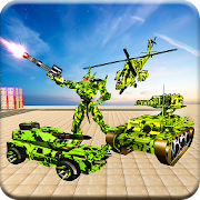 US Army Robot Transform Tank War 1.3 Icon