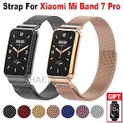 Dây Đeo Inox Cho Đồng Hồ Thông Minh Xiaomi Mi Band 7 Pro