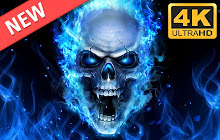 Skulls HD Wallpapers Skeletons New Tab Theme small promo image