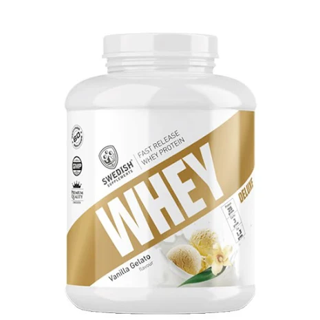 Swedish Supplements Whey Protein Deluxe 2kg - Vanilla Gelato | Hälsovård//Skönhet och hälsa//Fitness och näringslära//Vitaminer och kosttillskott | Gymkraft