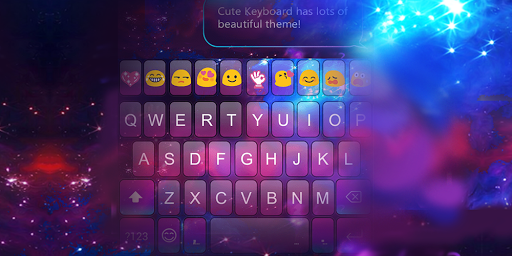 Emoji Keyboard-Color Galaxy