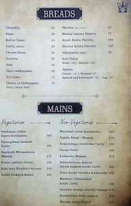 Parambriym Southern Dining menu 5