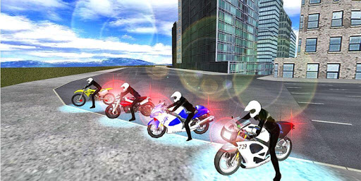 Police Stunt Bike Driver 3D