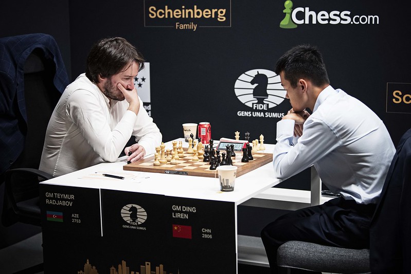 Rerun] Come Rewatch the FIDE World Championships With Us!  Ian  Nepomniachtchi vs. Ding Liren - Game 3 - chess on Twitch