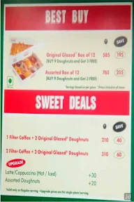 Krispy Kreme menu 2